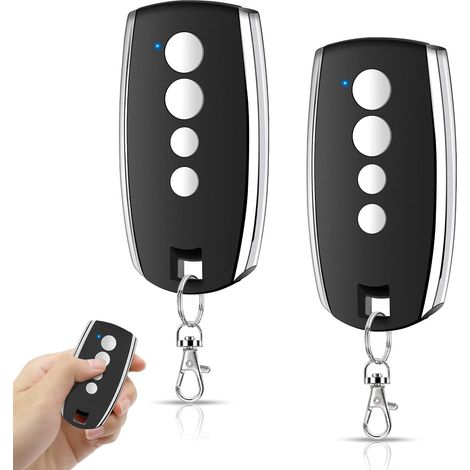 Torfernbedienung kompatibel mit King Gates STYLO2K STYLO4K Stylo, 433MHz Funksender, 4 Kanäle, Garagentor-Summer, Rolling Codes (2er-Pack) (1/5)