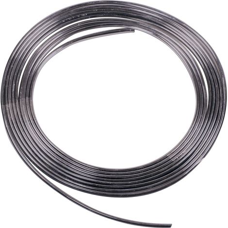 Profilo adesivo cromato nero - 25 m - 4 mm