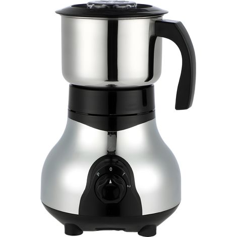 Moulin à café électrique en acier inoxydable pour café en grains, épices, noix et céréales, 300 W, prise européenne 220 V (1/5)