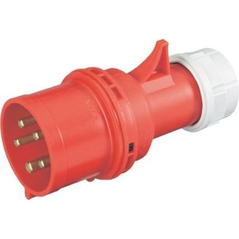 Mâle CEE 32 A 5 pôles 025-6 400 V rouge 1 pc(s) X96594 - Mâle CEE 32 A 5 pôles 025-6 400 V rouge 1 pc(s) X96594 (1/5)