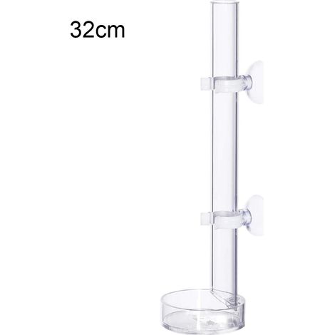 Tube et plaque d'alimentation pour crevettes et poissons - Distributeur de nourriture en acrylique transparent pour crevettes Crystal et poissons tropicaux d'aquarium (1/5)