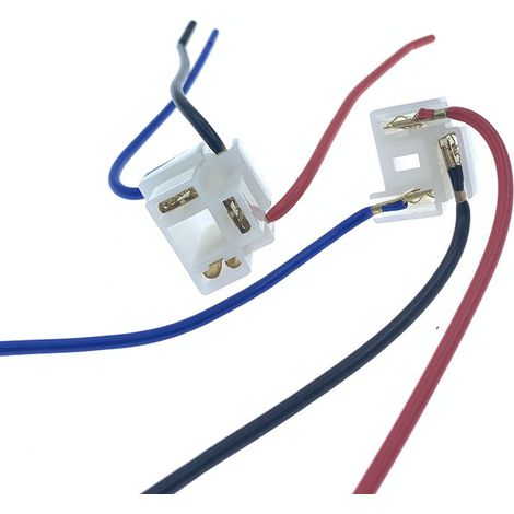 Universelle Kfz-Scheinwerferfassung, dreipoliger Stecker, Blinkerstecker, Nebelscheinwerferbirne, Relais, hochtemperaturbeständig und auslaufsicher. (1/4)
