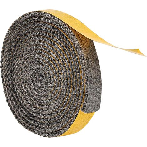 Heat Resistant Sealant, Stove Gasket Sealing Tape, Strong Bond Fireplace Repair Strip, High Temp Glass Insulation Rope, Flexible Sealing Furnace Accessory, Coal Wood Stove Repair Kit for Daily Use (1/5)