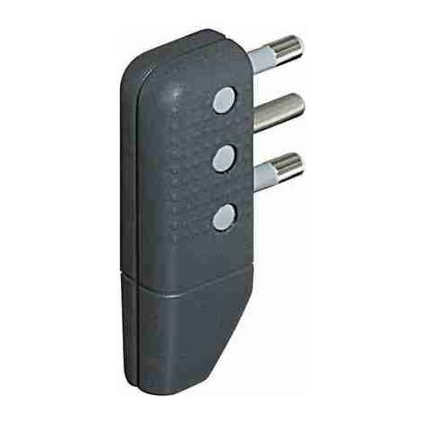 BTIS2468TG Spina corner a squadra 2P+T 16A salvaspazio - antracite (blister)