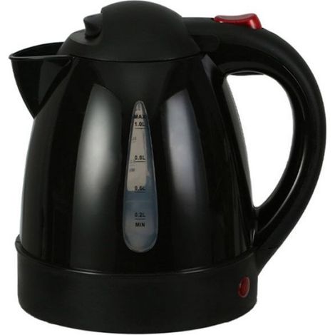 Bouilloire électrique - - 24V 1000ml - 250W - Arrêt automatique - Noir (1/5)
