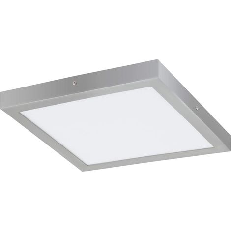 Plafoniera Moderna Fueva 1 In Alluminio Argento Led Integrato 22W 4000K Ip20 (1/4)
