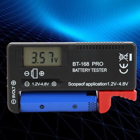 Testeur de capacité de batterie numérique 168Pro avec écran LCD pour batteries de 1,2 V à 4,8 V (1/5)