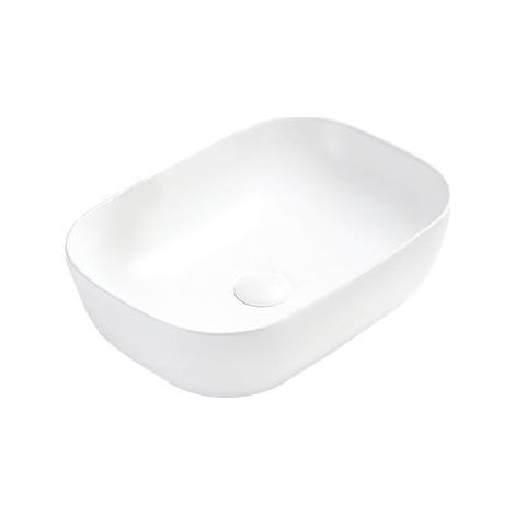 Mexen Rita Aufsatzwaschbecken 45 x 32 cm, Weiß matt - 21084501 (1/2)