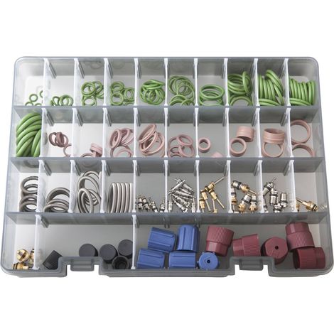 Coffret maintenance climatisation véhicules Français (214 pcs) - AC 4024 - CLAS Equipements