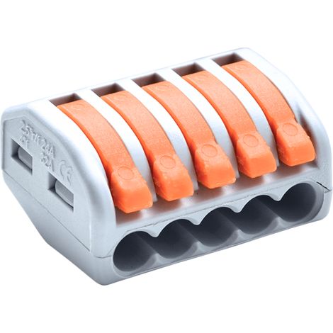 Connecteur rapide à cinq voies, ouverture, 0,5-4 mm2 OVO2,5-5 (1/5)