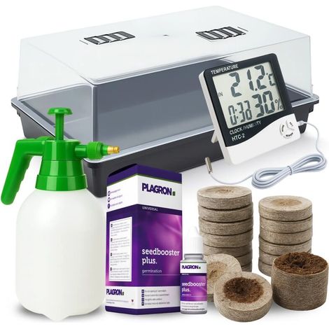 Premium Sämlinge Anzucht Set Starterkit Samenanzucht Keimung Gewächshaus Pflanzen (1/5)