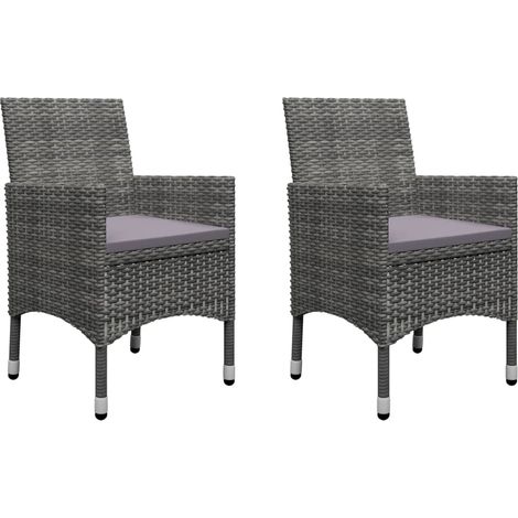 Maison Exclusive - Set Mobili da Pranzo per Giardino 5 pz Grigio