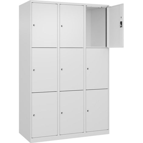 FRANKEL kaiserkraft, Vestiaire à trois cases Evolo PLUS, 3 (1/2)