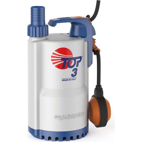Pompe De Relevage Pedrollo Top 3 Eau De Pluie Flotteur Intégré 220v 9.6 M3/h 0.55 Kw