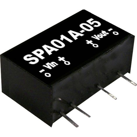 Mean Well SPA01A-15 DC/DC-Wandlermodul 67 mA 1 W Anzahl Ausgänge: 1 x Inhalt 1 St.