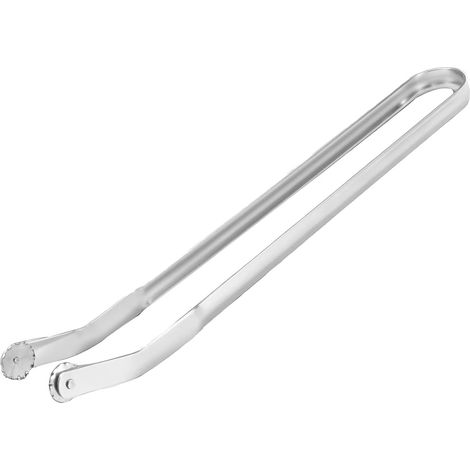 Silicone Kitchen Tongs, BPA-Free Grill Up Tongs, Kitchen Tongs, Heat Resistant Food Tongs, Easy to Clean Barbecue Tongs Suitable for Dishwasher (Silver) (1/5)