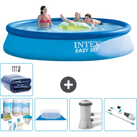 Intex Piscina Easy Set Rotonda - 396x84 cm - 7-pezzi S20183 (1/5)