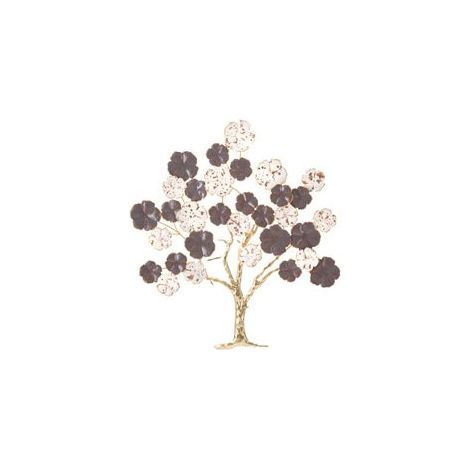Décoration murale albero violet cm 73,7x5x80 (1/5)