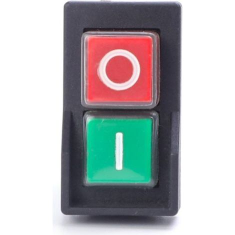 Interrupteurs à bouton-poussoir de démarrage électromagnétique à 6 broches KJD17 16 A AC 250 V IP55, étanches, pour équipement de sécurité (1/2)
