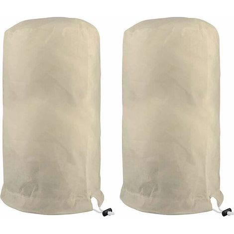 2 pièces Voile D'hivernage Plante, Voile Hivernage Olivier, Voile Dhivernage Arbre, Housse De Protection Tomate Citronnier, Housse Hivernage pour Plantes Sac Vegetaux Jardin Tissu Non Tissé (60×80cm) (1/4)