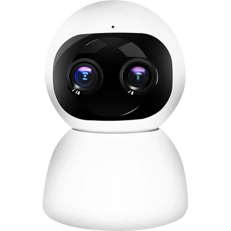 Caméra de sécurité à domicile Caméra de soins à domicile 4MP à double objectif, objectif 1920x1080, Zoom 10X, prise en charge de la connexion , interphone vocal bidirectionnel, détection humanoïde AI( (1/5)