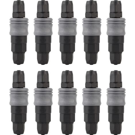 10 pièces connecteur rapide en acier plastique type C SpPP accessoire mécanique autobloquant pour tuyau PU 8/10 12mm(8mm(20) ) (1/5)