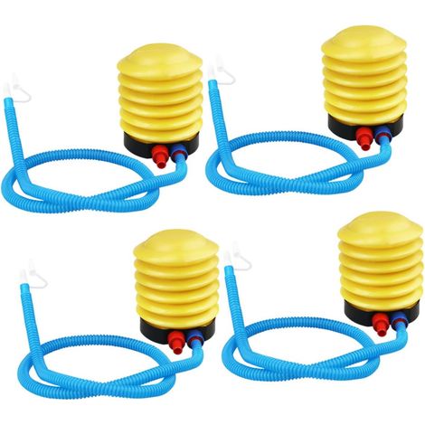 À Pied pour Matelas Gonflables 4 Pièces Mini Pompe Gonflable Soufflet en Plastique sans Batterie Facile À Utiliser pour Le Camping De Yoga