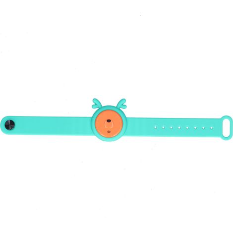 Bracelet anti-moustiques rechargeable par USB, à ultrasons, pour enfants (vert) (1/5)