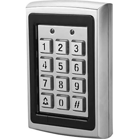 125-kHz-Tastatur, robustes Metallgehäuse, RFID-Digicode, Zutrittskontrolle, Außenbereich (1/5)