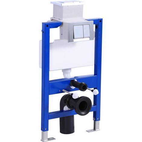 Horow – Bâti-support WC suspendu 82cm – Capacité 400kg – Isolé contre condensation – Installation rapide dans cloisons – Plaque de déclenchement incluse