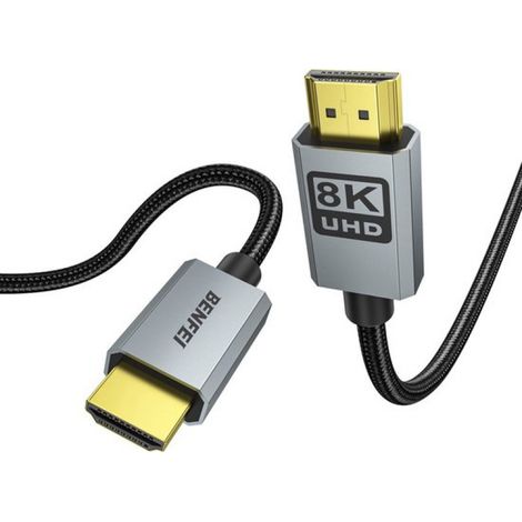Câble HDMI 2.1 - Câble HDMI 8K Ultra HD - 4K à 240 Hz - 10 mètres - Câble HDMI 2.1 - Câble HDMI 8K Ultra HD - 4K à 240 Hz - 10 mètres (1/5)