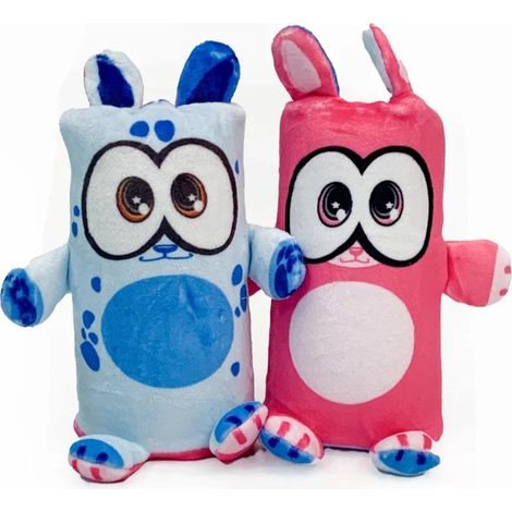 Mascottes chien/chat double face