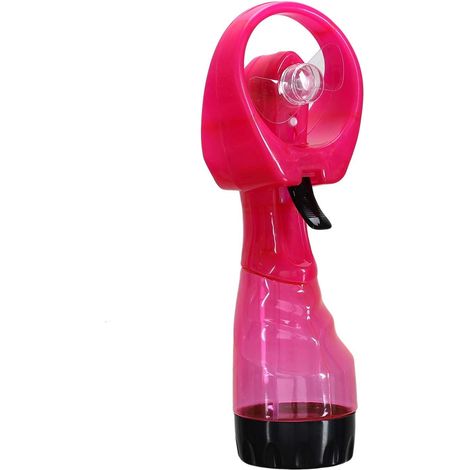 Ventilateur Brumisateur 25 cl / Dimensions : 9 x 8 x 27 cm (Rose) (1/5)
