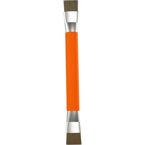 Double tête avec poils souples Brosse de nettoyage antistatique et poignée confortable pour le nettoyage des CPU pour cartes mères et IC (1/5)