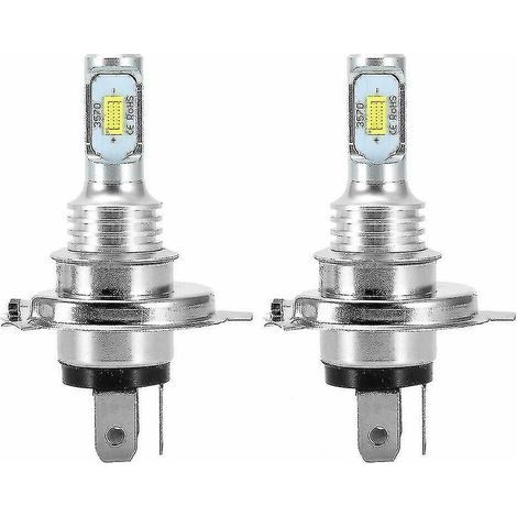 Kit d'ampoules de phare LED Super blanches Csp 2 X H4 9003 Hb2 6000k