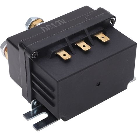 Relais treuil 12V contacteur bobine laiton composant électronique accessoire pour véhicule auto ATV tracteur (1/5)