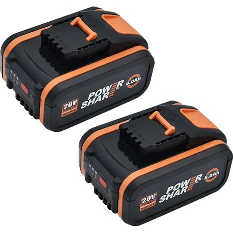 Batterie, 8000mAh Kapazität, kompatibel mit verschiedenen Modellen, 8.0AH-2PCS (1/2)