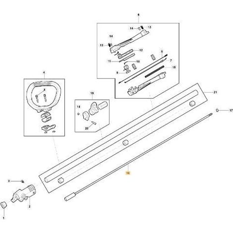 ALBERO TRASMISSIONE TR 625 J ORIGINALE STIGA - 118805638/0