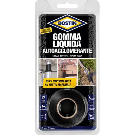 BOSTIK GOMMA LIQUIDA NASTRO AUTOAGGL.MM.25X3M  PZ 6,0