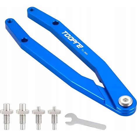 Llave de gancho con pasadores para tuercas con agujeros en bujes, bielas y piñones. (1/5)