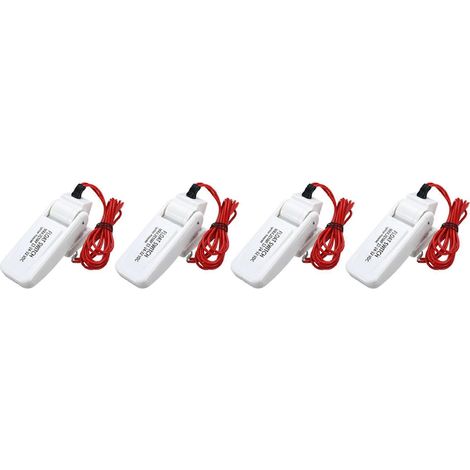 4 automatische Schwimmerschalter für 12V-, 24V- oder 32V-Bilgepumpen für Boote, Yachten, Wohnwagen, Camping, Angeln, automatische Ein-/Ausschalt-Wasserpumpen (1/5)