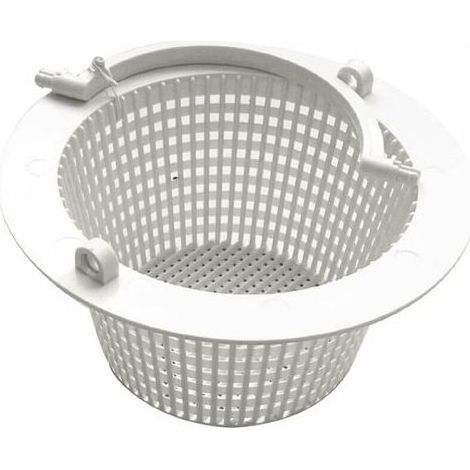 Panier skimmer de piscine avec poignée – Filtre de remplacement pour débris – Compatible piscines à châssis en métal – Polypropylène durable (1/5)