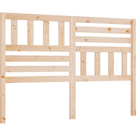 Maison Exclusive - Testiera per Letto 126x4x100 cm in Legno Massello di Pino (1/5)