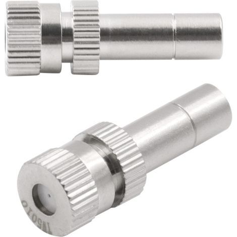 10pcs (0.5mm) Brass Low Pressure Misting Nozzles for Cooling System Humidification Sprayer (1/5)