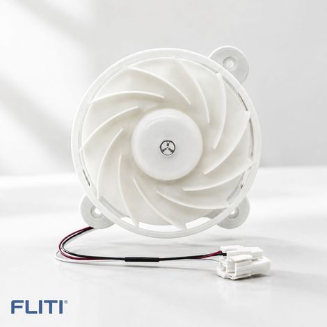 Moteur ventilateur évaporateur 12V 2,5W 1870RPM Plastique renforcé 10cm pour réfrigérateur Samsung Particulier (1/5)