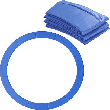 Coussin de protection trampoline bleu Ø 366 cm anti-UV anti-déchirure