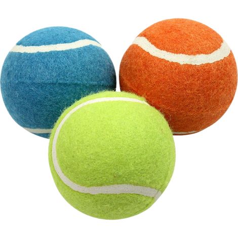 Juguete Pet Nova - pelotas de tenis flotantes, 3 unidades. (1/4)