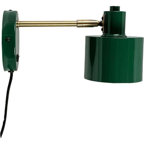[GEBRAUCHT] B-Ware Dyberg Larsen Wandlampe Ocean dunkelgrün Wandleuchte Lampe mit Schalter 30cm (1/2)