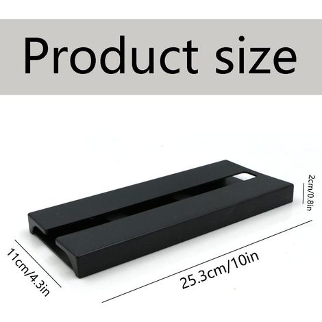 Support à verres plastique 25.3x11x2 cm pour vin Bar (1/4)