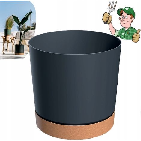 Tubo PM DPOD150 maceta antracita Prosperplast (1/5)